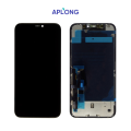 LCD za IPhone 11 + touch screen crni APLONG (FOG)(MOGUCE SKIDANJE CIPA)OEM KVALITET