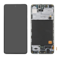 LCD za Samsung A51/ A515F + Touch Screen crni WITH FRAME (INCELL)