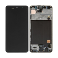 LCD za Samsung A51/ A515F + Touch Screen crni WITH FRAME (OLED) (regular size) FULL ORG (CHINA)