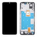 LCD za Honor X7a + touch screen crni WITH FRAME FULL ORG (China)
