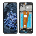 LCD za Samsung A04/ A045 + Touch Screen crni WITH FRAME F-ORG SP