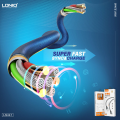 USB kabel LDNIO LS441 Type-C USB sivi 1m