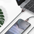 USB kabel LDNIO LS441 Type-C USB sivi 1m