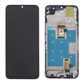 LCD za Honor X6a + touch screen crni WITH FRAME FULL ORG (CHINA)