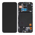 LCD za Samsung A40/ A405 + touch screen crni WITH FRAME TFT