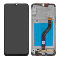 LCD za Samsung A20S/ A207F + Touch Screen crni WITH FRAME Full Org (China)