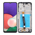 LCD za Samsung A22 5G/ A226B(GH81-20694A) + Touch Screen crni WITH FRAME F-ORG SP