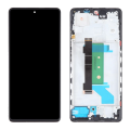 LCD za Xiaomi Redmi Note 12 Pro Plus + touch screen crni WITH FRAME OLED
