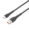 USB kabel LDNIO LS671 Type-C USB sivi 1m