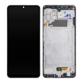 LCD za Samsung A32 4G/ A325F (GH82-25566A) + Touch Screen crni WITH FRAME F-ORG SP