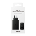 Brzi punjac Samsung 65W Power Adapter Trio EP-T6530 USB-C crni