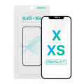 Staklo za touch screen IPhone X/ XS crno + Oca (REPART)