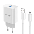 Kucni punjac KONFULON C87 3A sa iPhone Lightning kablom 1m