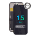 LCD za IPhone 15 Pro + touch screen crni (REPART SELECT) INCELL-FHD