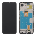 LCD za Honor X6b + touch screen crni WITH FRAME FULL ORG (CHINA)