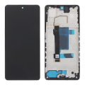 LCD za Xiaomi Redmi Note 12 Pro 5G + touch screen WITH FRAME crni TFT