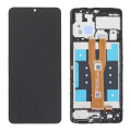 LCD za Samsung A06/ A065 + Touch Screen crni WITH FRAME F-ORG SP
