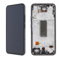 LCD za Samsung A34/ A346B + Touch Screen crni SA OKVIROM F-ORG SP