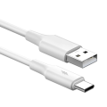 Kabel KONFULON Joko DL49, 3A, USB na Type-C beli 1m