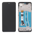 LCD za Motorola Moto G54 5G + touch screen crni WITH FRAME FULL ORG CHINA