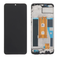 LCD za Realme C61 + touch screen WITH FRAME crni FULL ORG (China)