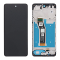 LCD za Motorola Moto G04 + touch screen crni WITH FRAME FULL ORG (CHINA)