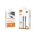 Kabel LDNIO LC921c 240W Type-C na Type-C sivi 1m