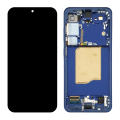 LCD za Samsung S25/ S931 + Touch Screen plavi SA OKVIROM F-ORG SP