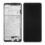 LCD za Samsung A32 4G/ A325F + Touch Screen crni WITH FRAME ...