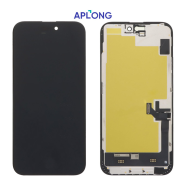 LCD za IPhone 15 Plus + touch screen crni APLONG (SOFT OLED)