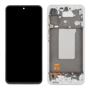 LCD za Samsung A56/ A566 + Touch Screen beli SA OKVIROM F-ORG SP