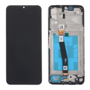 LCD za Samsung A22 5G/ A226B + Touch Screen crni WITH FRAME FULL ORG (China)