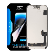 LCD za IPhone 15 + touch screen crni JK (Soft OLED)