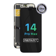 LCD za IPhone 14 Pro Max + touch screen crni (REPART ULTRA) SOFT OLED